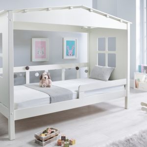 Mento White Wooden Treehouse Bed